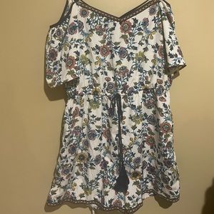 💜Floral romper